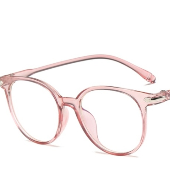 pink retro glasses